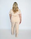 EDITH Straight Leg Scrub Pants - Beige | SLTECH™