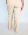 EDITH Straight Leg Scrub Pants - Beige | SLTECH™