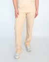 EDITH Straight Leg Scrub Pants - Beige | SLTECH™