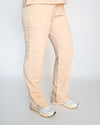 EDITH Straight Leg Scrub Pants - Beige | SLTECH™