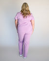 EDITH Straight Leg Scrub Pants - Lavender | SLTECH™