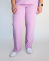 EDITH Straight Leg Scrub Pants - Lavender | SLTECH™