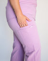 EDITH Straight Leg Scrub Pants - Lavender | SLTECH™