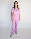 EDITH Straight Leg Scrub Pants - Lavender | SLTECH™