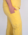 EDITH Straight Leg Scrub Pants - Yellow | SLTECH™