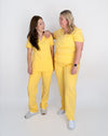 EDITH Straight Leg Scrub Pants - Yellow | SLTECH™