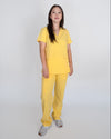 EDITH Straight Leg Scrub Pants - Yellow | SLTECH™