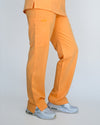 EDITH Straight Leg Scrub Pants - Orange | SLTECH™