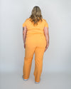 EDITH Straight Leg Scrub Pants - Orange | SLTECH™