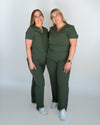 EDITH Straight Leg Scrub Pants - Khaki | SLTECH™