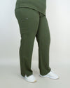 EDITH Straight Leg Scrub Pants - Khaki | SLTECH™