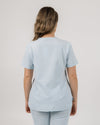 Chelsea Four Pocket Scrub Top - Powder Blue | SLTECH™