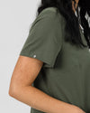 Chelsea Four Pocket Scrub Top - Khaki | SLTECH™