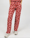 EDITH Straight Leg Scrub Pants - Raspberry Swirl