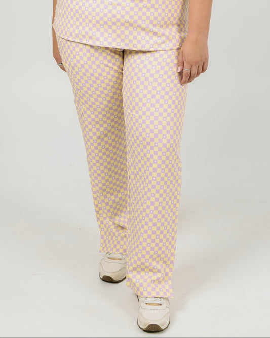 EDITH Straight Leg Scrub Pants - Lemonberry