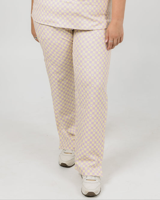 EDITH Straight Leg Scrub Pants - Lemonberry