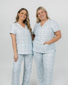 ELIZABETH Two Pocket Scrub Top - Picture Perfect Christmas
