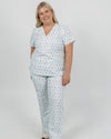 EDITH Straight Leg Scrub Pants - Picture Perfect Christmas