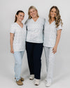 ELIZABETH Two Pocket Scrub Top - Picture Perfect Christmas