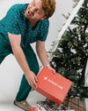 WEARY Three Chest Pocket Scrub Top - Candy Cane Lane
