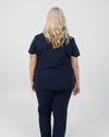 Chelsea Four Pocket Scrub Top - Navy | SLTECH™