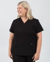 Chelsea Four Pocket Scrub Top - Black | SLTECH™