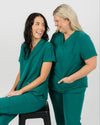 Chelsea Four Pocket Scrub Top - Hunter Green | SLTECH™