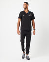 HARRY Three Pocket Scrub Top (Anti-Static SLVTECH™ Fabric) - Black - CLEARANCE