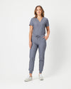 LUCY Jogger Scrub Pants - Steel Grey | SLTECH™