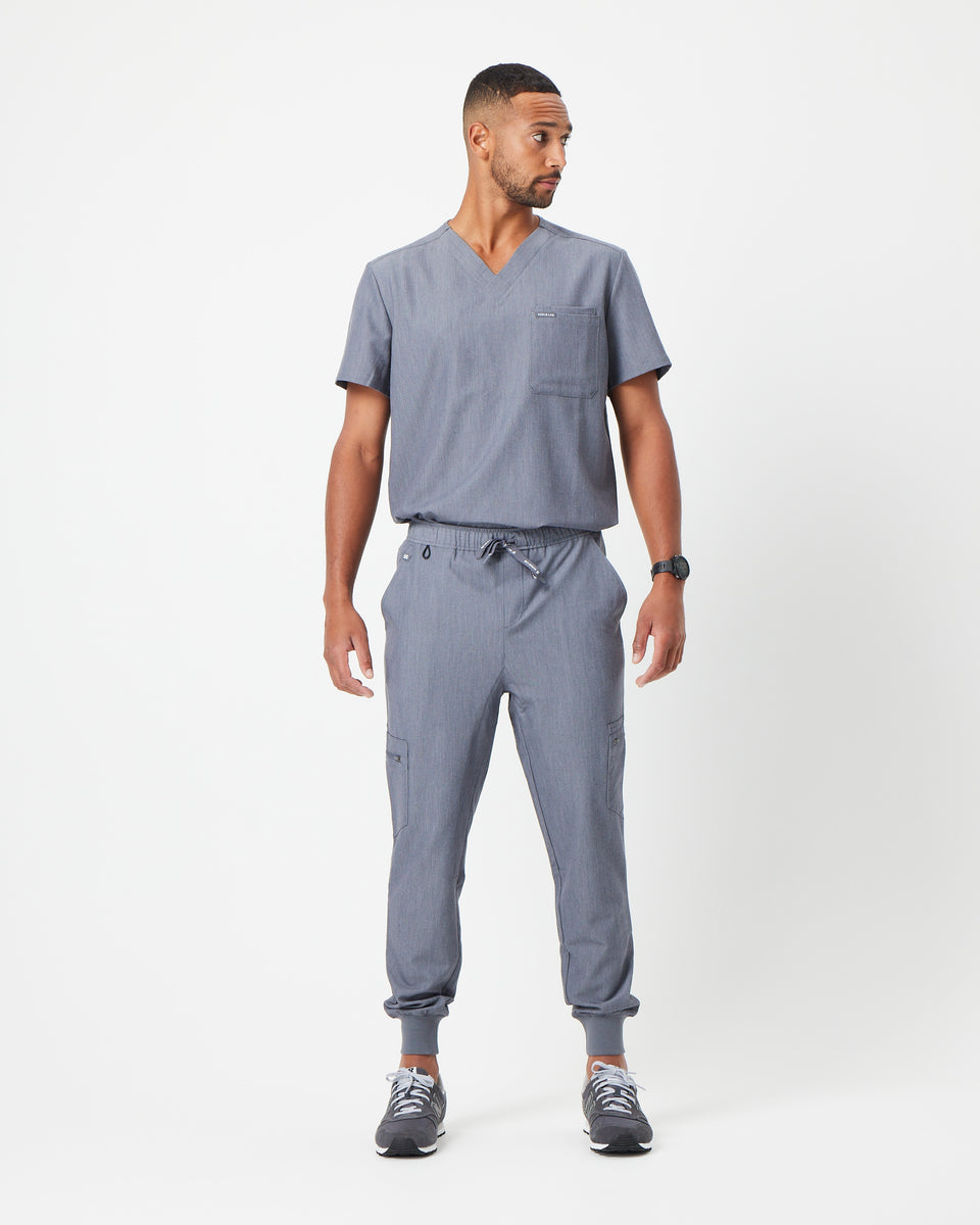 WEARY Three-Chest-Pocket Scrub Top - Steel Grey – Scrub Lab - Premium ...