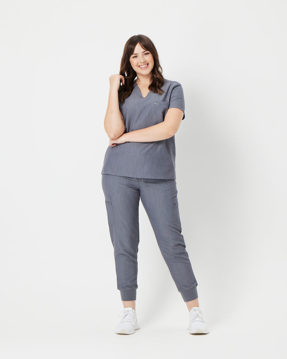 Steel Grey Scrubs – Scrub Lab - Premium Medical Apparel