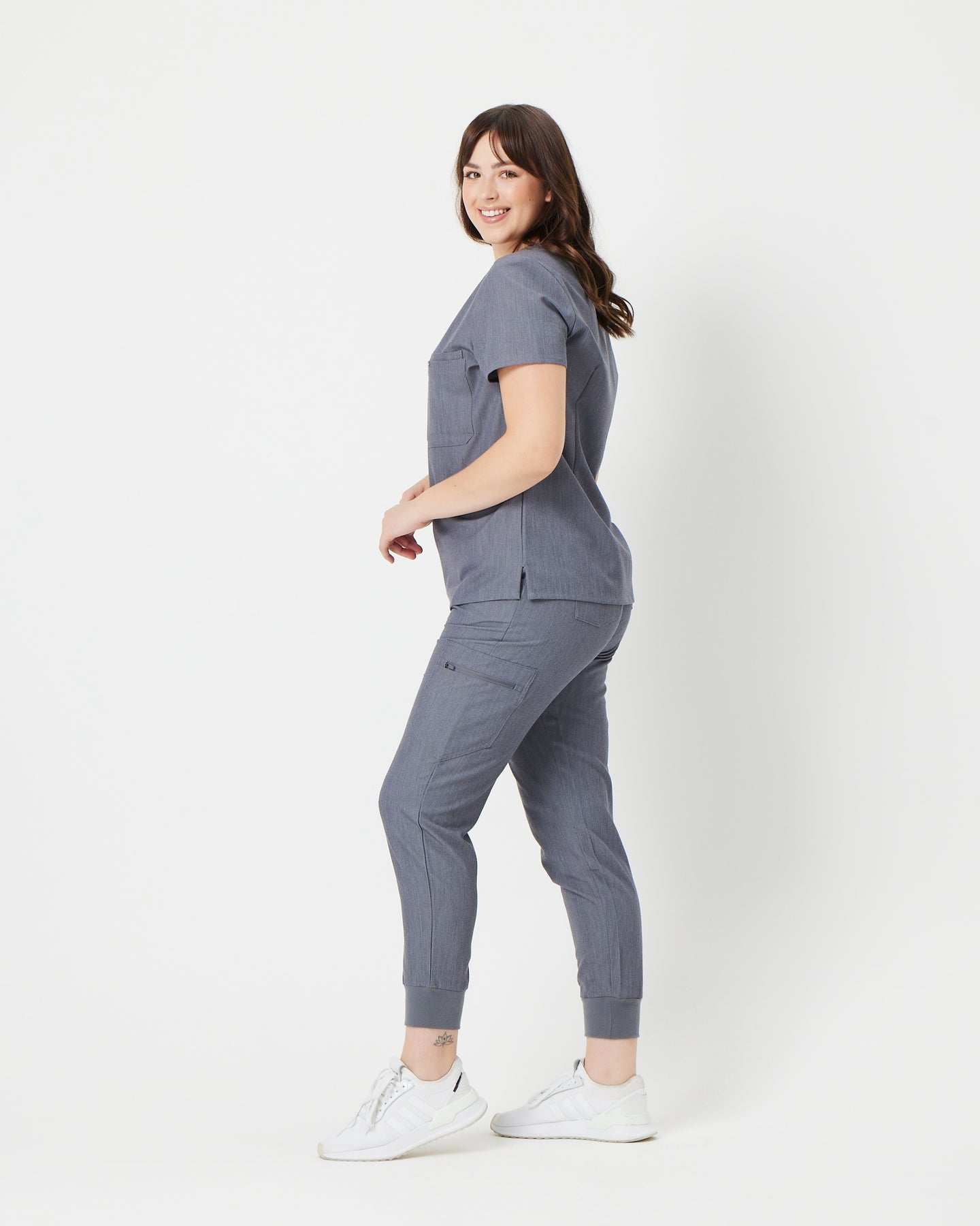 Grey Scrub Tech Steel Grey Scrubs – Scrub Lab - Premium Medical Apparel
