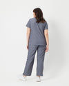 EDITH Straight Leg Scrub Pants - Steel Grey | SLTECH™