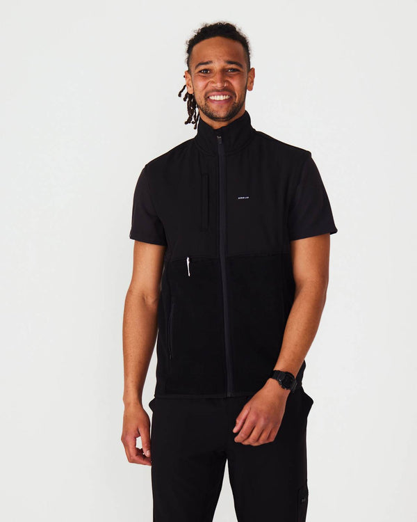 Men's Fleece Vest - Black | SLTECH™
