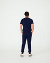 WEARY Three Chest Pocket Scrub Top - Navy | SLTECH™