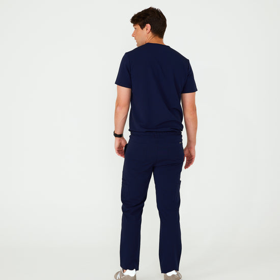 Victor Black Scrub Pants with Side Pockets