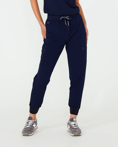 navy women's jogger scrub pants