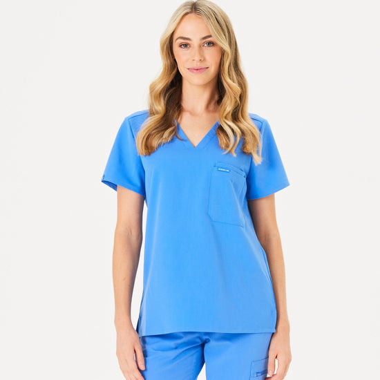 ceil blue women's scrub top