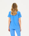 FLORENCE Three Chest Pocket Scrub Top - Ceil | SLTECH™