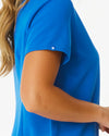 FLORENCE Three Chest Pocket Scrub Top - Royal Blue | SLTECH™