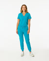 LUCY Jogger Scrub Pants (Original SLTECH™ fabric) - Teal - CLEARANCE