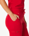 LUCY Jogger Scrub Pants (Original SLTECH™ fabric) - Rouge Red - CLEARANCE