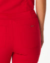 LUCY Jogger Scrub Pants (Original SLTECH™ fabric) - Rouge Red - CLEARANCE
