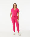 LUCY Jogger Scrub Pants -  (Original SLTECH™ fabric)  - Candy Pink - CLEARANCE