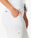 LUCY Jogger Scrub Pants - (Original SLTECH™ fabric) Pure White - CLEARANCE