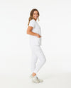 LUCY Jogger Scrub Pants - (Original SLTECH™ fabric) Pure White - CLEARANCE