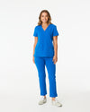 ELIZABETH Two Pocket Scrub Top - Royal Blue | SLTECH™