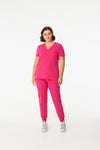 LUCY Jogger Scrub Pants -  (Original SLTECH™ fabric)  - Candy Pink - CLEARANCE