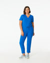 CLARISSA Skinny Leg Scrub Pants - Royal Blue | SLTECH™
