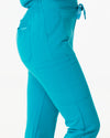 CLARISSA Skinny Leg Scrub Pants - Teal | SLTECH™ - CLEARANCE